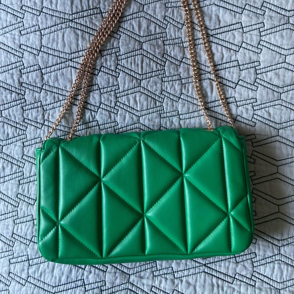 H&M Quilted Green Handbag - Picture 5 of 8